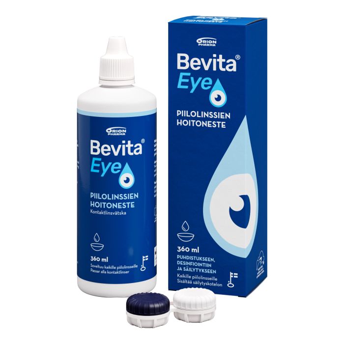 BEVITA EYE KOSTEUTTAVA PIILOLINSSIEN  HOITONESTE 360 ml