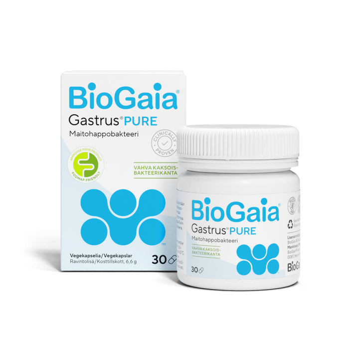 BioGaia Gastrus PURE 30 kaps kuva 3
