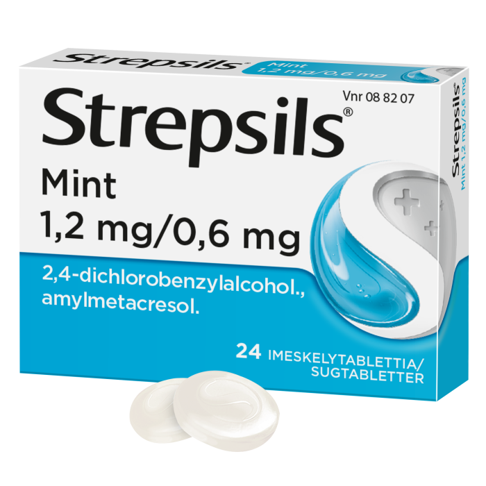 STREPSILS MINT imeskelytabletti 1,2/0,6 mg 24 fol kuva 6