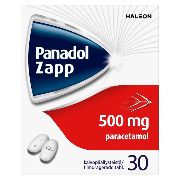 PANADOL ZAPP 500 mg tabl, kalvopääll 30 fol bild 5