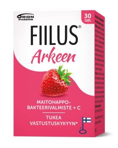 Fiilus Arkeen +C Mansikka 30 purutabl