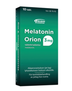 MELATONIN ORION tabletti 3 mg 10 fol