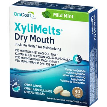 XyliMelts Dry Mouth Mild Mint 40 kpl