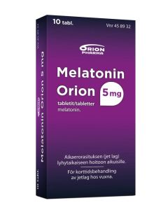 MELATONIN ORION 5 mg tabl 10 fol
