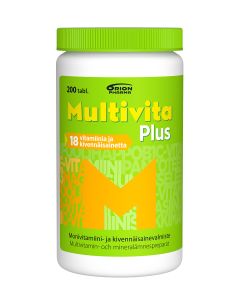 MULTIVITA PLUS MONIVITAMIINI 200 TABL