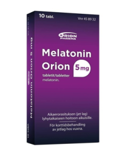 MELATONIN ORION tabletti 5 mg 10 fol