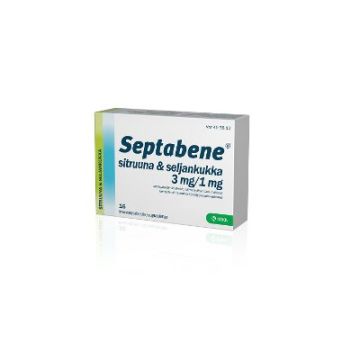 SEPTABENE SITRUUNA & SELJANKUKKA 3/1 mg imeskelytabl 16 fol