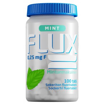 Flux Mint fluoritabletti 250 mikrog 100 imeskelytabl