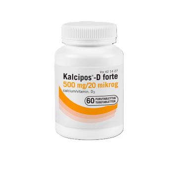 KALCIPOS-D FORTE 500 mg/20 mikrog purutabl 60 kpl