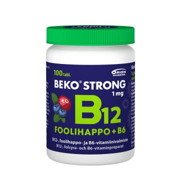 BEKO STRONG B12+FOOLI+B6 MUSTIKKA-KARPALO 100 PURUTABL