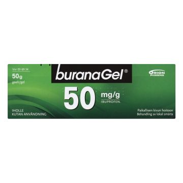 BURANAGEL 50 mg/g geeli 50 g