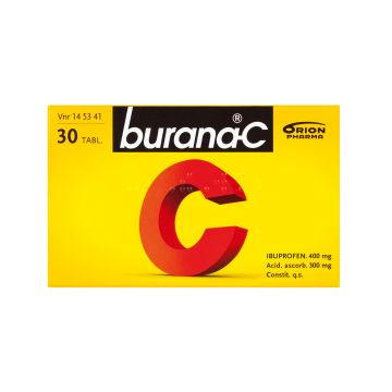 BURANA-C 400/300 mg tabl, kalvopääll 30 fol