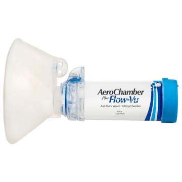 AeroChamber Plus Flow-Vu ALM Adult large mask 1 kpl