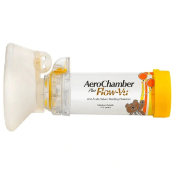 AeroChamber Plus Flow-Vu MM Child medium mask 1 kpl