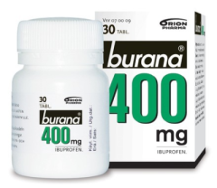 BURANA 400 mg tabl, kalvopääll 30 kpl