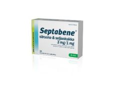 SEPTABENE SITRUUNA & SELJANKUKKA 3/1 mg imeskelytabl 16 fol