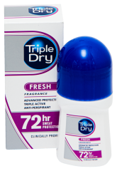 TRIPLE DRY FRESH 72H ROLL-ON ANTIPERSPIRANT TUOKSULLA 50 ML