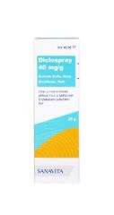 DICLOSPRAY 40 mg/g sumute iholle, liuos 25 g