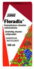 SALUS FLORADIX NESTEMÄINEN RAUTAVALMISTE X500 ML