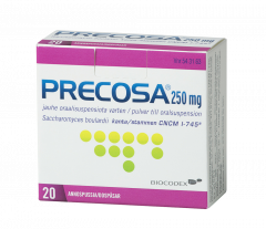 PRECOSA 250 mg jauhe oraalisusp varten 20 kpl