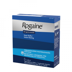 ROGAINE 50 mg/ml liuos iholle (2 annostelijaa)60 ml
