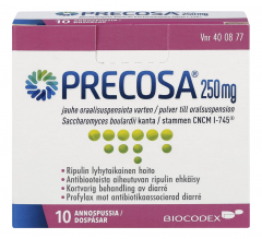 PRECOSA 250 mg jauhe oraalisusp varten 10 kpl