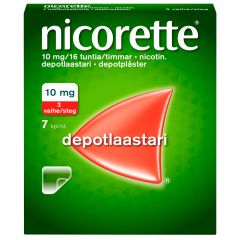 NICORETTE 10 mg/16 h depotlaast 7 kpl