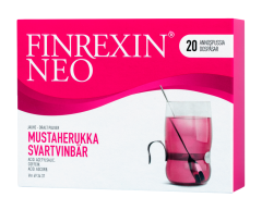 FINREXIN NEO jauhe (mustaherukka)20 kpl