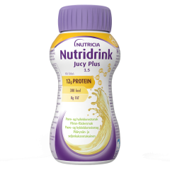 Nutridrink Jucy Plus päärynä-seljankukka 4X200 ml